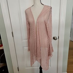 Aquavita Resort Light Dusty Pink  One Size Coverup, Beach, Vacation, Feminine